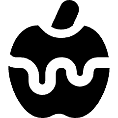 Caramel Apple Icon from Core Solid Set