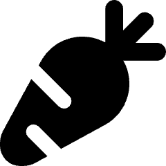 Carrot Icon from Core Solid Set