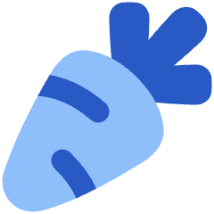 Carrot Icon from Plump Flat Set