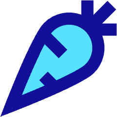 Carrot Icon from Sharp Pop Set