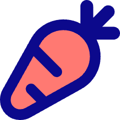 Carrot Icon from Core Pop Set