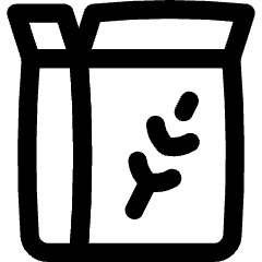 Cereal Icon from Flex Line Set