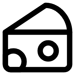 Cheese Icon from Core Line Set