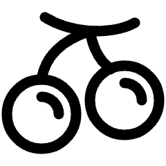 Cherries Icon from Plump Line Set