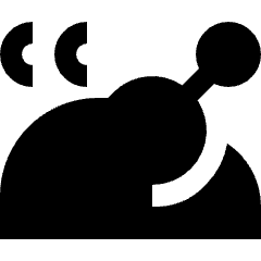 Chicken Grilled Stream Icon from Sharp Solid Set