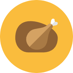 Chicken Icon from Kameleon Colors Set