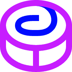 Cinnamon Roll Icon from Sharp Neon Set