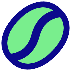 Coffee Bean Icon from Plump Pop Set