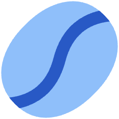 Coffee Bean Icon from Plump Flat Set