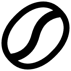 Coffee Bean Icon from Plump Remix Set