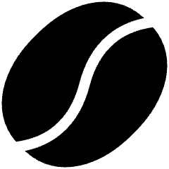 Coffee Bean Icon from Plump Solid Set