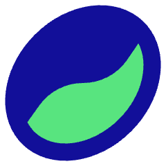 Coffee Bean Icon from Sharp Pop Set