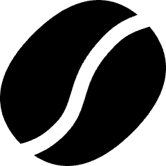 Coffee Bean Icon from Flex Solid Set