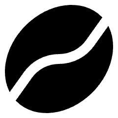 Coffee Bean Icon from Sharp Solid Set