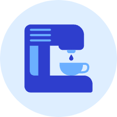 Coffee Machine Icon from Kameleon Duo Set