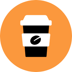 Coffee Paper Glass Icon from Kameleon Pop Set