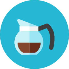 Coffee Pot Icon from Kameleon Colors Set
