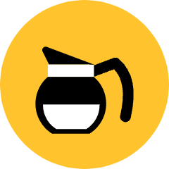 Coffee Pot Icon from Kameleon Pop Set