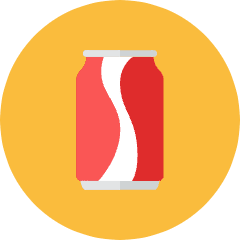 Cola Icon from Kameleon Colors Set