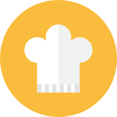 Cook Hat Icon from Kameleon Colors Set