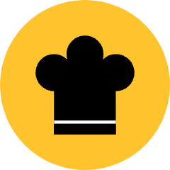 Cook Hat Icon from Kameleon Pop Set