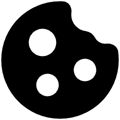 Cookie Bite Icon from Plump Solid Set