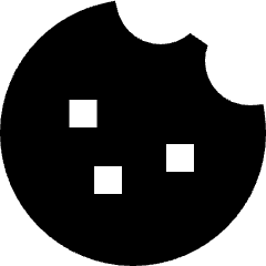 Cookie Bite Icon from Sharp Solid Set