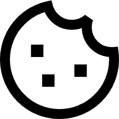 Cookie Bite Icon from Sharp Line Set