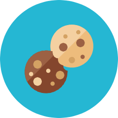 Cookies Icon from Kameleon Colors Set