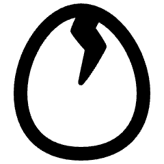 Cracked Egg Icon from Plump Remix Set