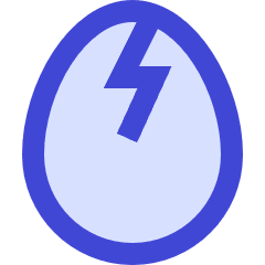 Cracked Egg Icon from Sharp Duo Set