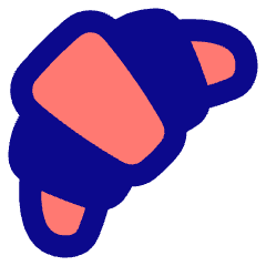 Croissant Icon from Plump Pop Set