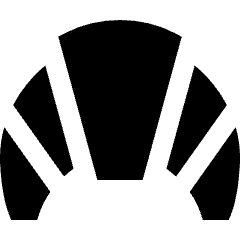 Croissant Icon from Sharp Solid Set