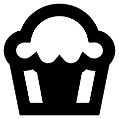 Cupcake Icon from Sharp Remix Set