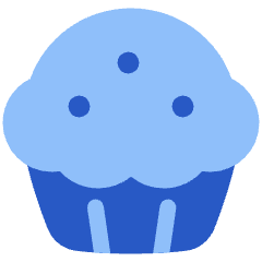 Cupcake Icon from Plump Flat Set