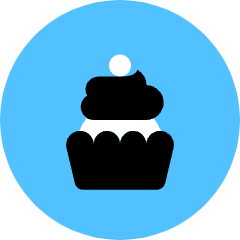 Cupcake Icon from Kameleon Pop Set