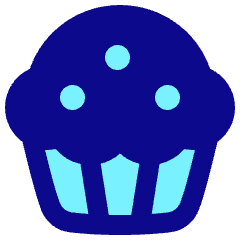 Cupcake Icon from Plump Pop Set