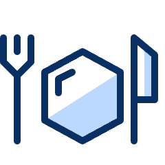 Dining Set Icon from Cyber Duotone Set