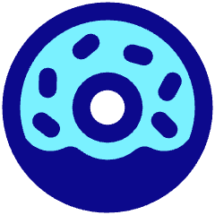 Donut Icon from Plump Pop Set