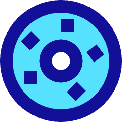 Donut Icon from Sharp Pop Set