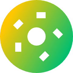 Donut Icon from Sharp Gradient Set