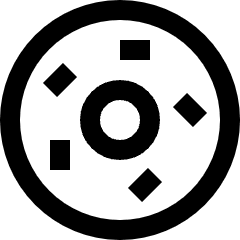 Donut Icon from Sharp Line Set