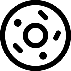 Donut Icon from Core Line Set