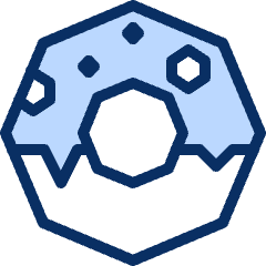 Donut Icon from Cyber Duotone Set