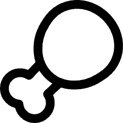 Drum Stick Icon from Flex Line Set