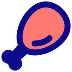 Drum Stick Icon from Plump Pop Set