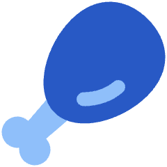 Drum Stick Icon from Plump Flat Set
