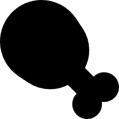 Drum Stick Icon from Core Solid Set