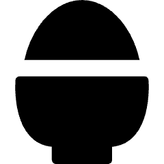 Egg Icon from Micro Solid Set