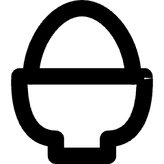 Egg Icon from Micro Line Set